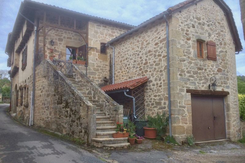 The house and garage